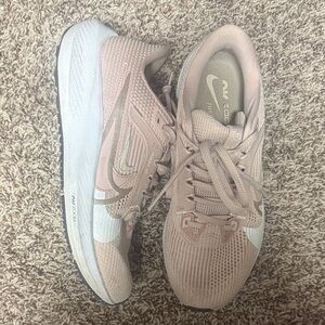 Nike Women's Blush and White Sneakers